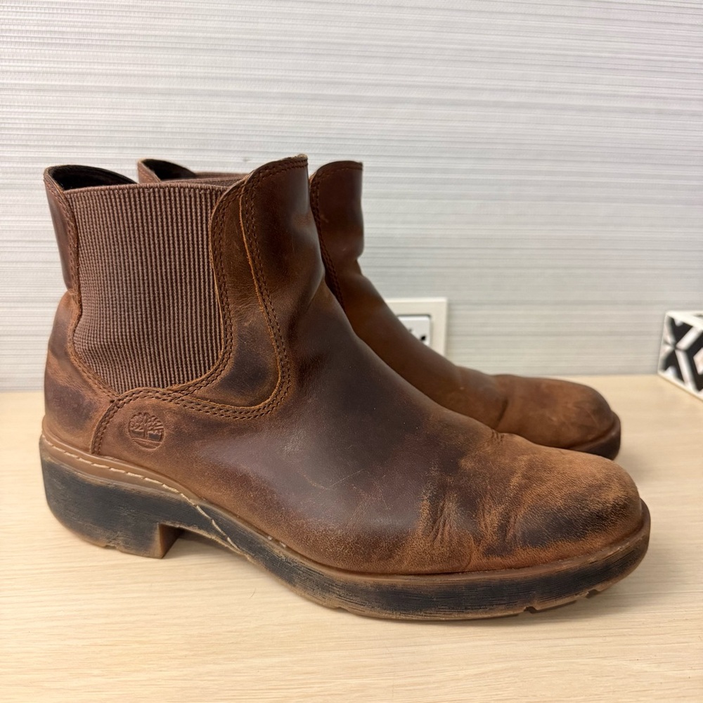 Timberland women’s  Brown Leather Chelsea Boots